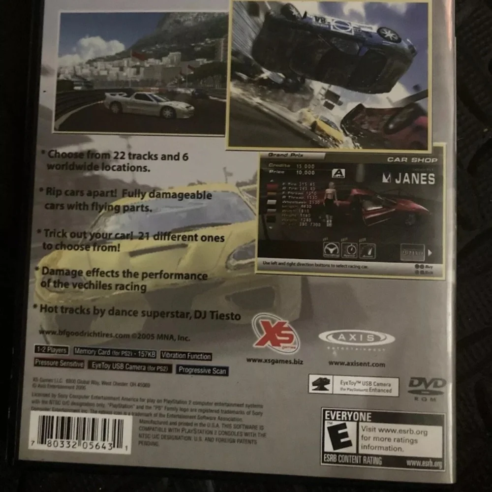 DT Racer (Sony PlayStation 2, 2005) Ps2 game